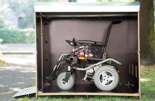 Elektro-Rollstuhlgarage